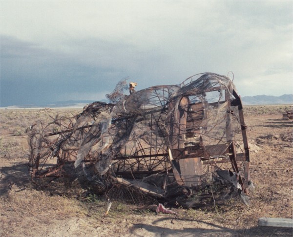 A downed lunar module.